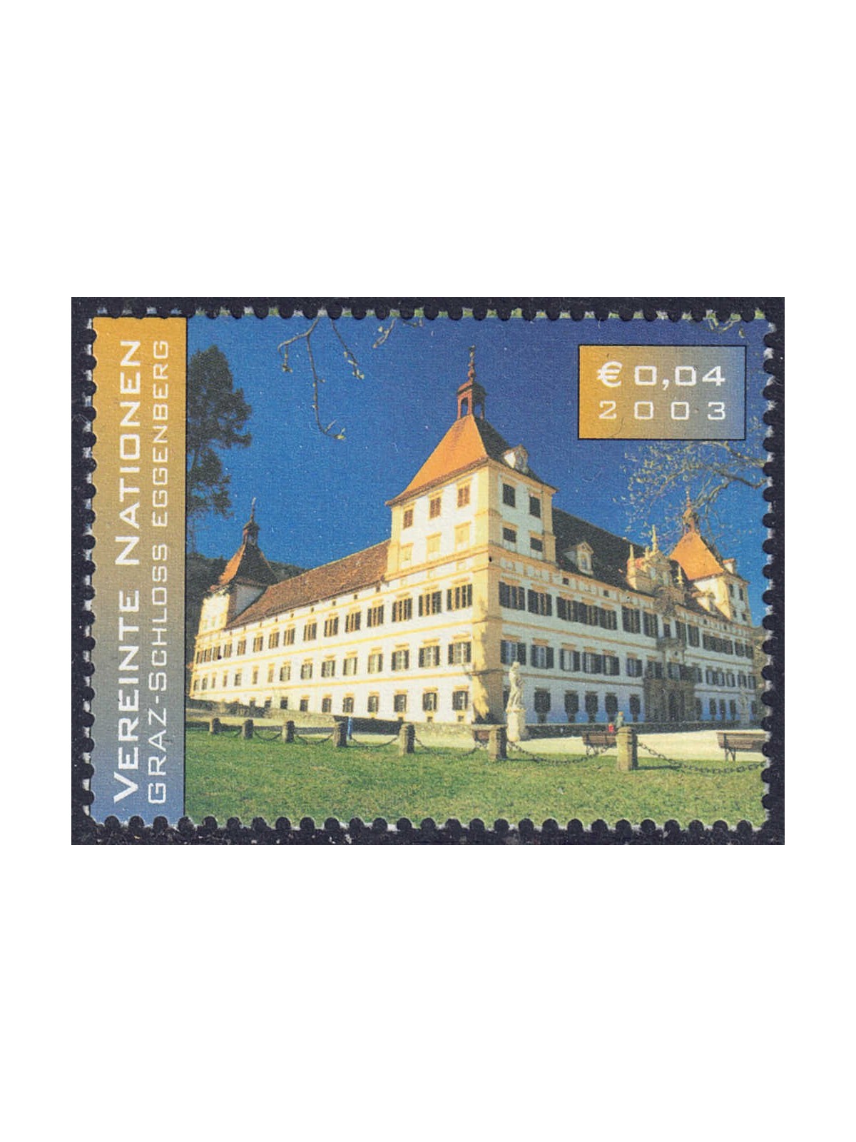 UN VIENNA 2003 Eggenberg Castle MNH**