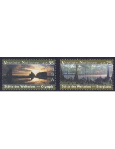 UN VIENNA 2003 World Heritage (United States) 2v MNH**