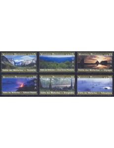 ONU VIENNA 2003 Patrimonio mondiale (Stati Uniti) 6v MNH**