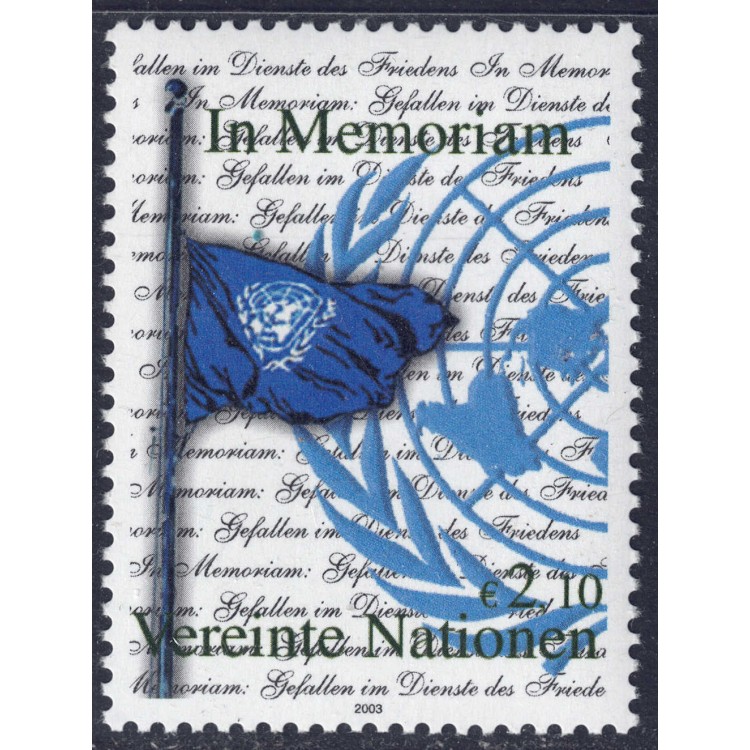 UN VIENNA 2003 In memory of the victims in Iraq MNH**