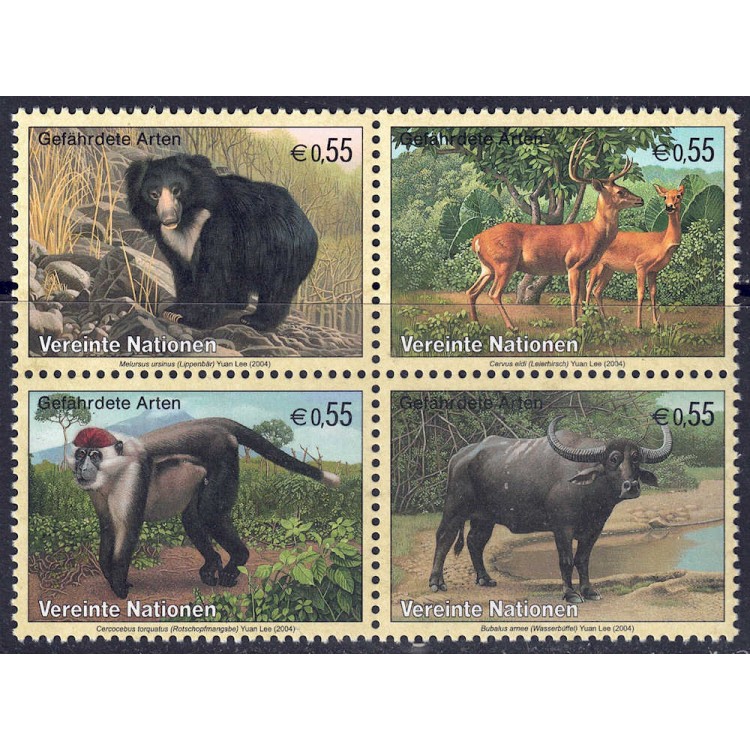 UN VIENNA 2004 Nature Protection 4v MNH**