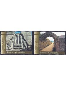 UN VIENNA 2004 World Heritage (Greece) 2v MNH**