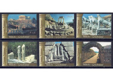 UN VIENNA 2004 World Heritage (Greece) 6v MNH**