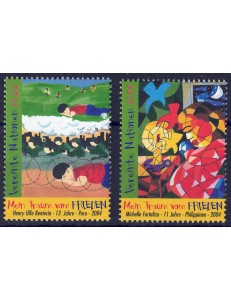 UN VIENNA 2004 Day of Peace 2v MNH**