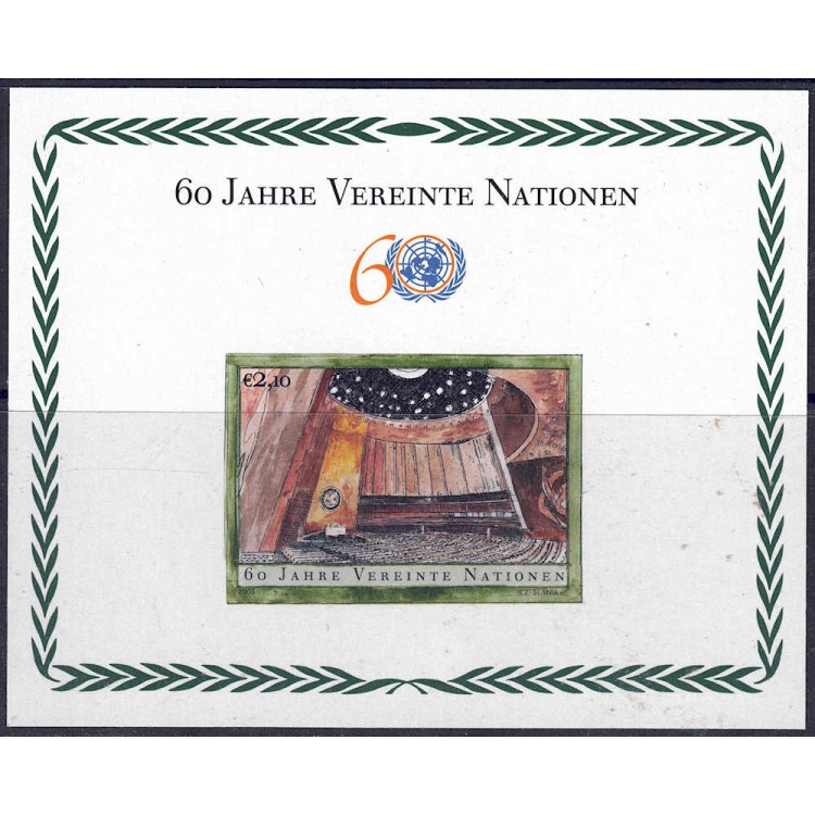 ONU VIENNA 2005 Anniversario delle Nazioni Unite BF MNH**