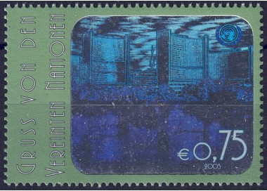 ONU VIENNA 2005 Serie ordinaria (ologramma) MNH**