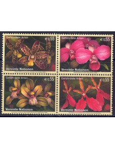 UN VIENNA 2005 Nature Protection 4v MNH**