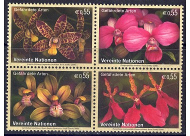 ONU VIENNA 2005 Protezione della natura 4v MNH**