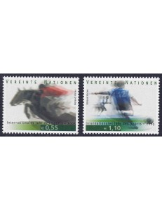 ONU VIENNA 2005 Anno dello sport 2v MNH**