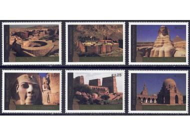 ONU VIENNA 2005 Patrimonio mondiale (Egitto) 6v MNH**