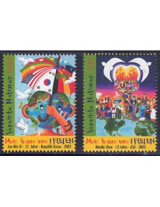UN VIENNA 2005 Day of Peace 2v MNH**