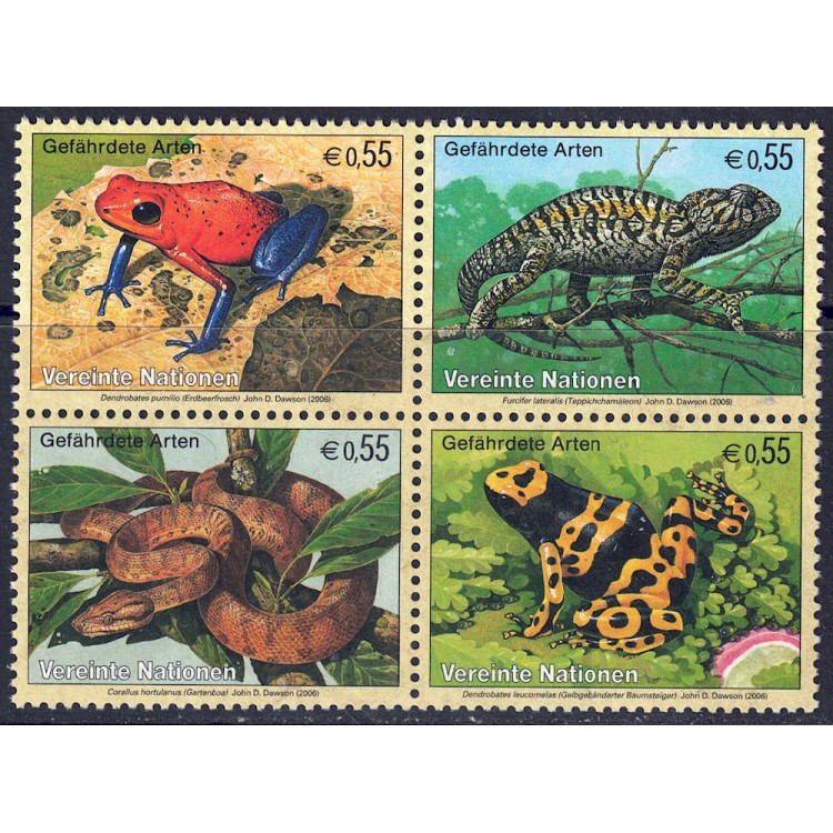 UN VIENNA 2006 Nature Protection 4v MNH**