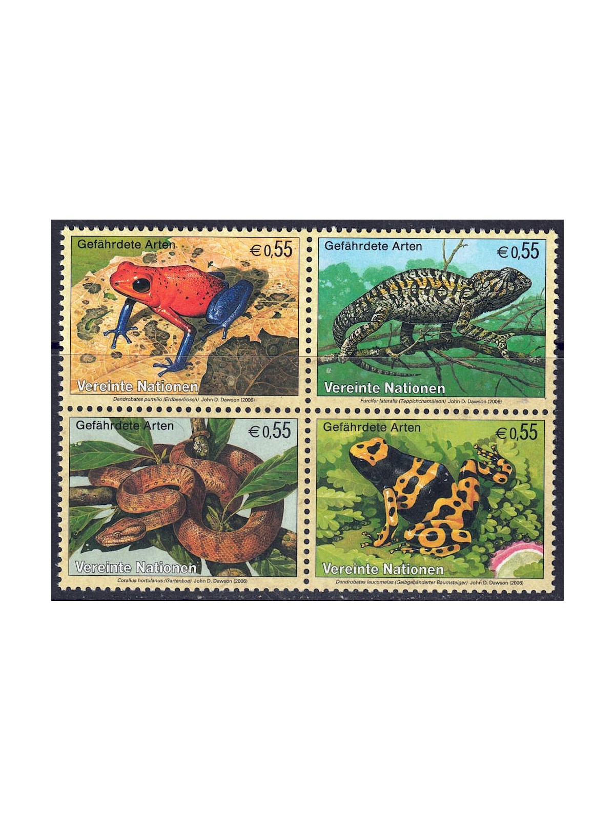 ONU VIENNA 2006 Protezione della natura 4v MNH**