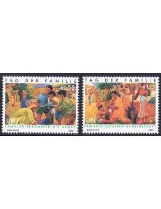 UN VIENNA 2006 Family Day 2v MNH**