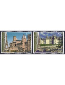 ONU VIENNA 2006 Patrimonio mondiale (Francia) 2v MNH**