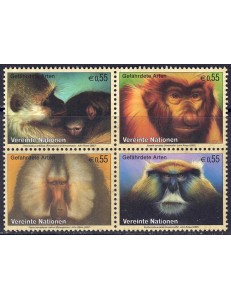 ONU VIENNA 2007 Protezione della natura 4v MNH**