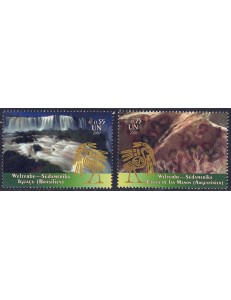 ONU VIENNA 2007 Patrimonio mondiale (Sudamerica) 2v MNH**