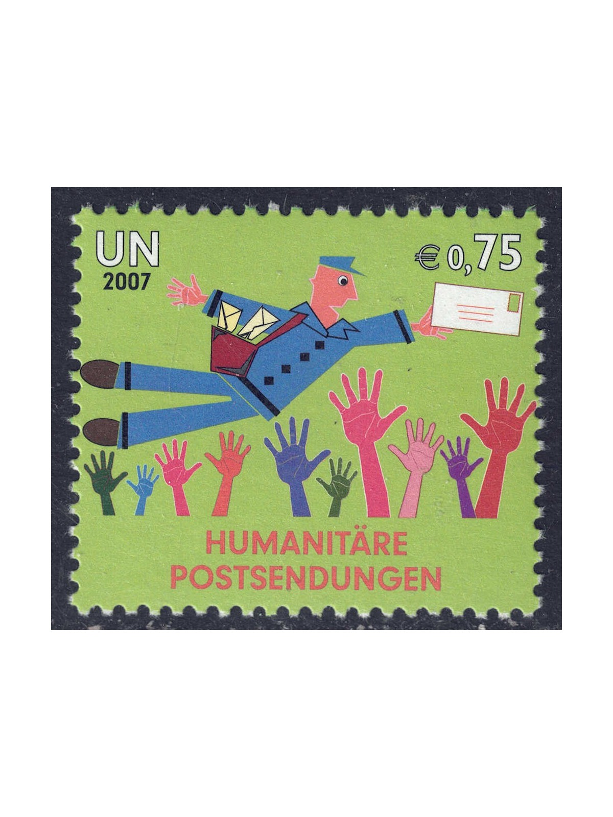 UN VIENNA 2007 Humanitarian Post MNH**