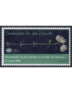 UN VIENNA 2008 Holocaust Remembrance Day MNH**
