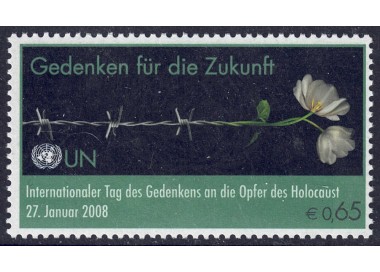 UN VIENNA 2008 Holocaust Remembrance Day MNH**