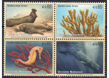 ONU VIENNA 2008 Protezione della natura 4v MNH**