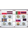 ONU VIENNA 2008 Bandiere e monete BF MNH**