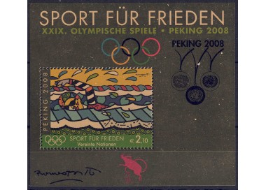 UN VIENNA 2008 Summer Olympic Games (Peking 2008) s/s MNH**
