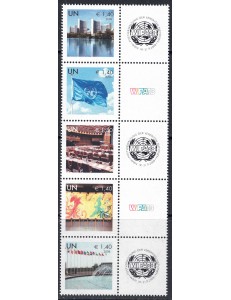 ONU VIENNA 2008 Sede ONU di Vienna 5v MNH**
