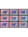 FRANCIA 1963-71 Servizio (Consiglio d'Europa) 9v MNH**