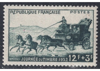 FRANCIA 1952 Giornata del francobollo MNH**