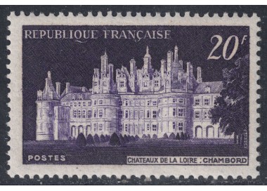 FRANCE 1952 Chambord Castle MNH**