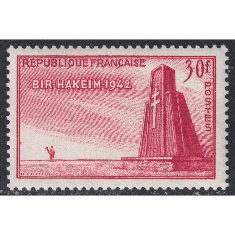 FRANCIA 1952 Battaglia di Bir Hakeim MNH**