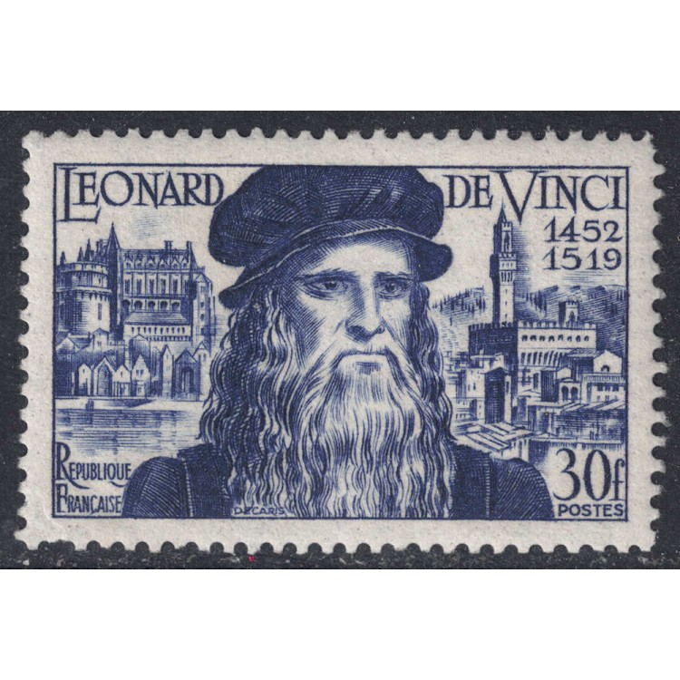 FRANCE 1952 Leonardo da Vinci MNH**