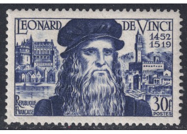 FRANCE 1952 Leonardo da Vinci MNH**