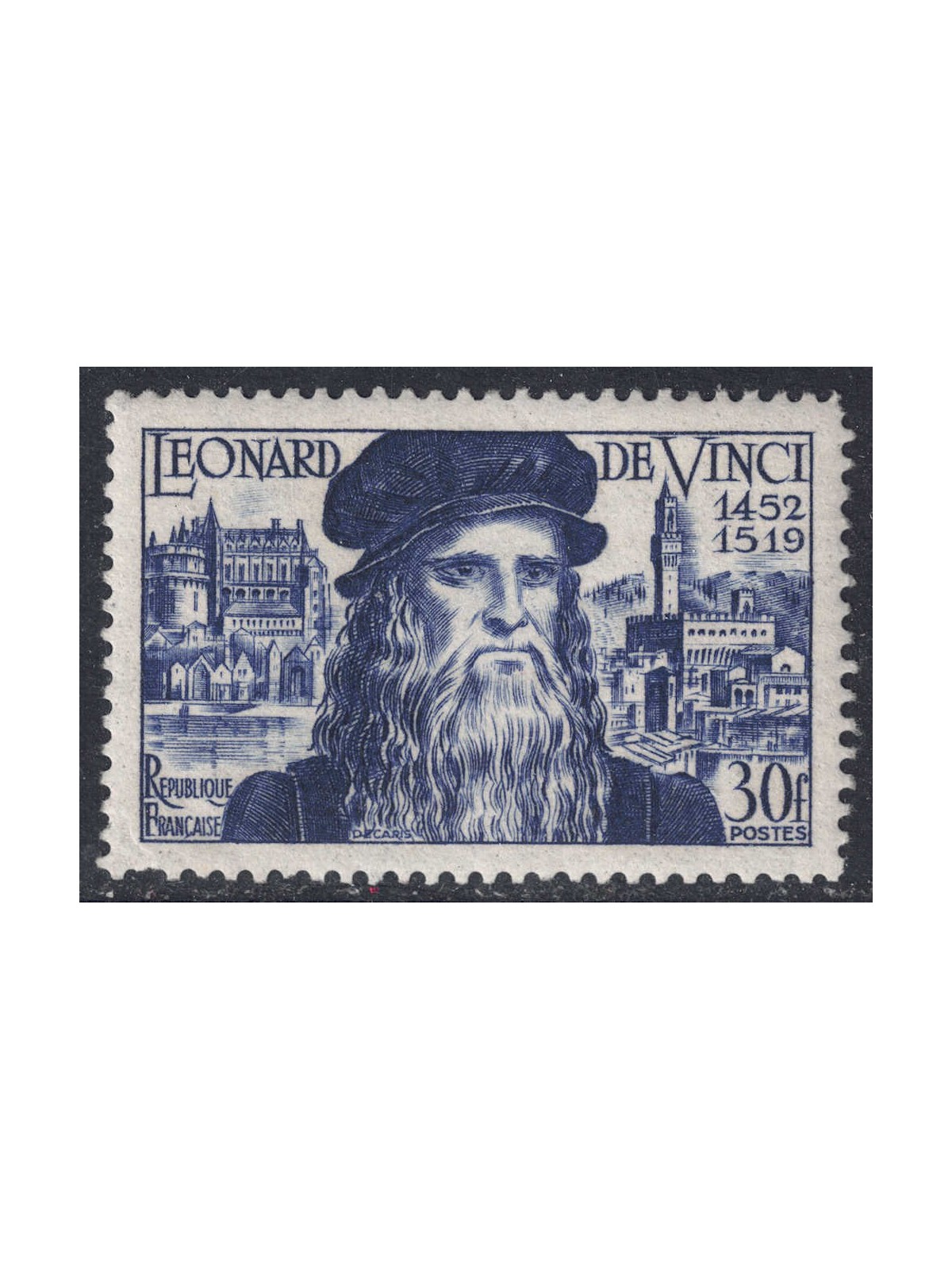 FRANCE 1952 Leonardo da Vinci MNH**