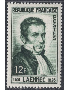 FRANCE 1952 René Laënnec MNH**