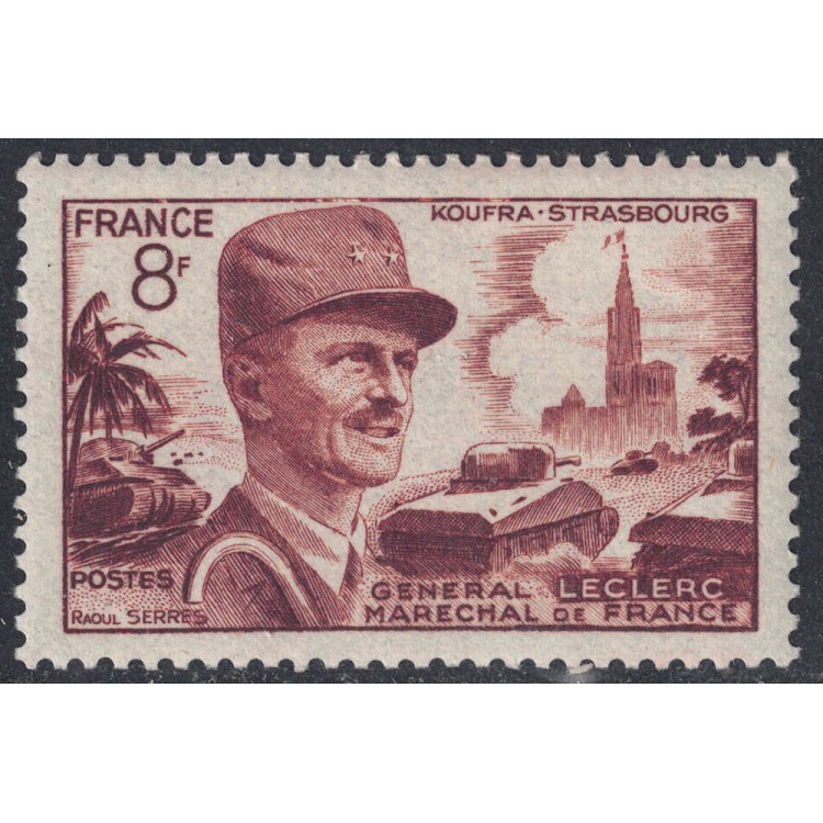 FRANCIA 1953 Generale Leclerc MNH**