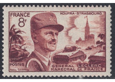 FRANCE 1953 General Leclerc MNH**