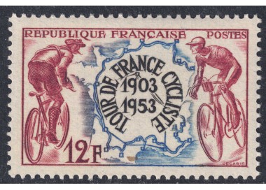 FRANCIA 1953 Tour de France MNH**