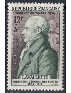 FRANCIA 1954 Giornata del francobollo MNH**