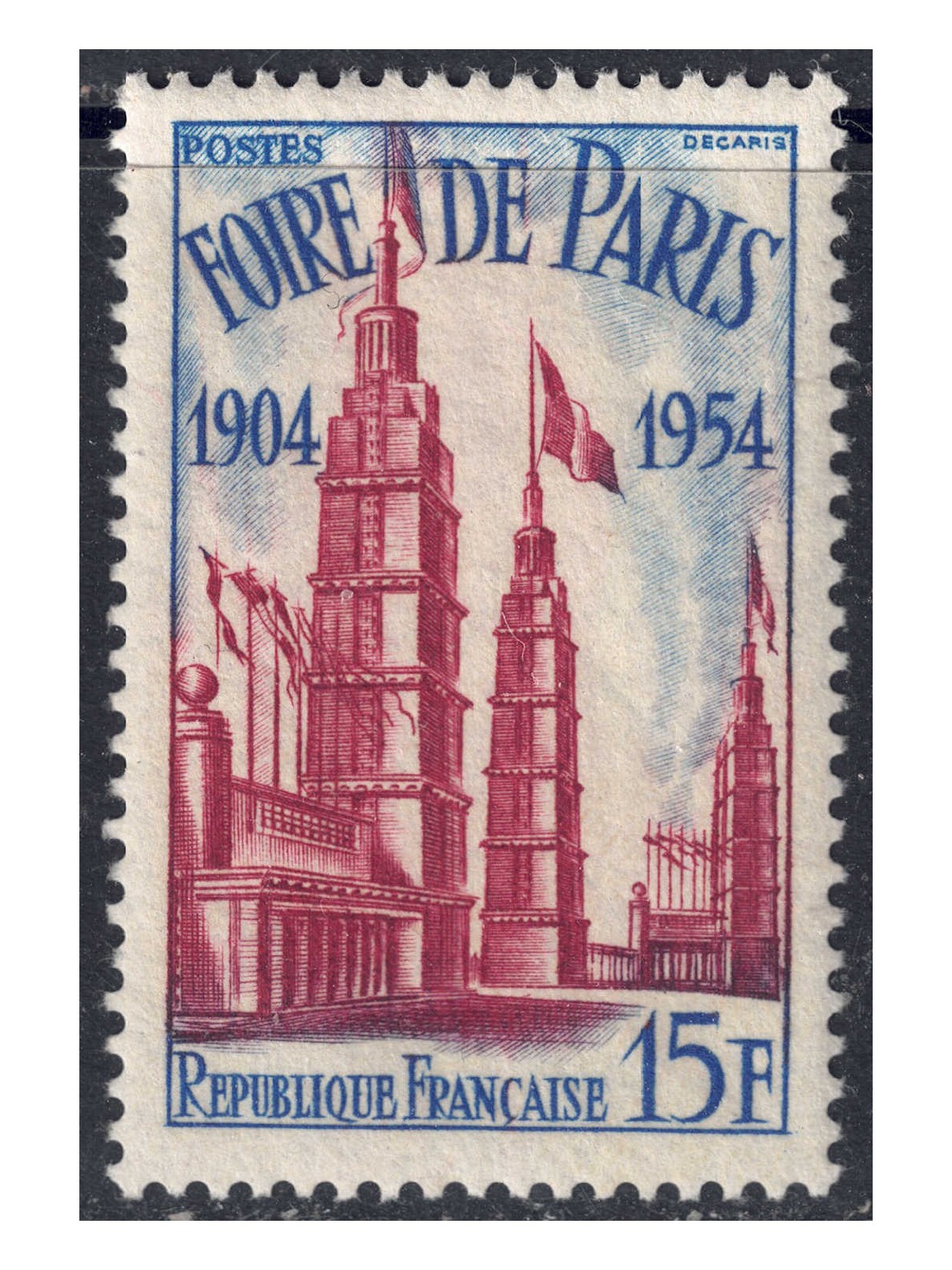 FRANCIA 1954 Fiera di Parigi MNH**