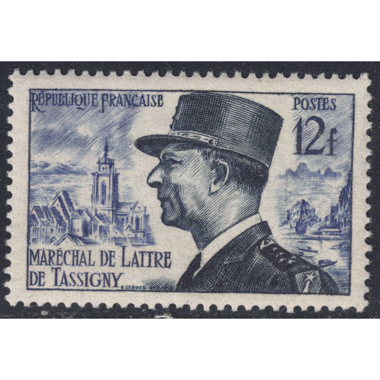 FRANCIA 1954 Maresciallo de Lattre de Tassigny MNH**
