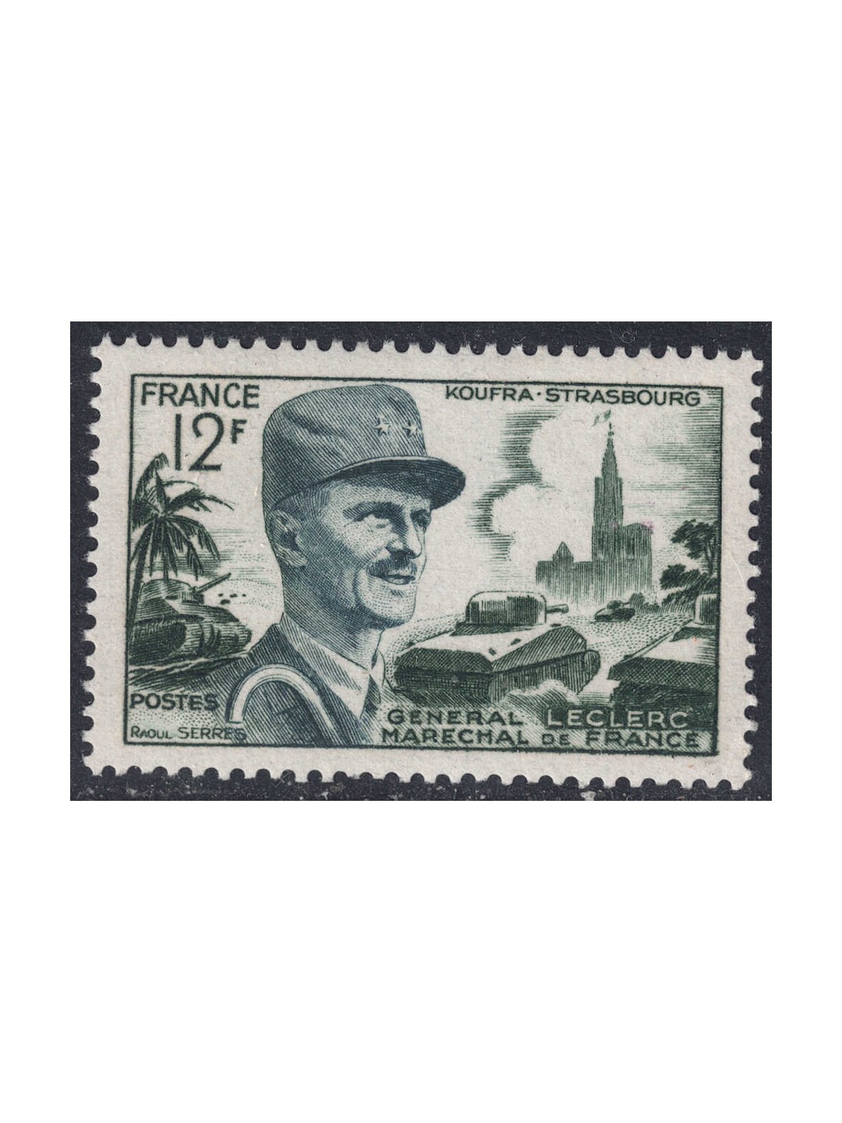 FRANCE 1954 General Leclerc MNH**