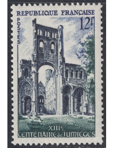 FRANCIA 1954 Abbazia di Jumièges MNH**