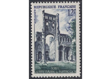 FRANCIA 1954 Abbazia di Jumièges MNH**