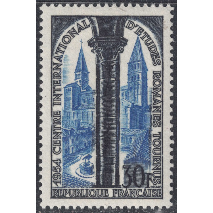 FRANCE 1954 Church of St. Philibert MNH**