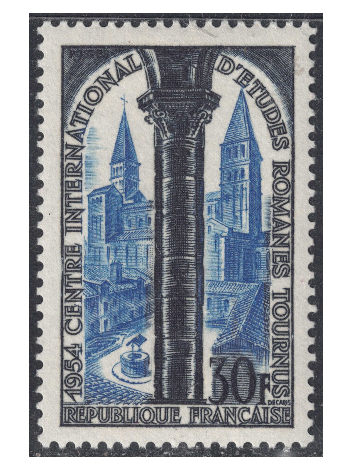 FRANCIA 1954 Chiesa di San Filiberto MNH**