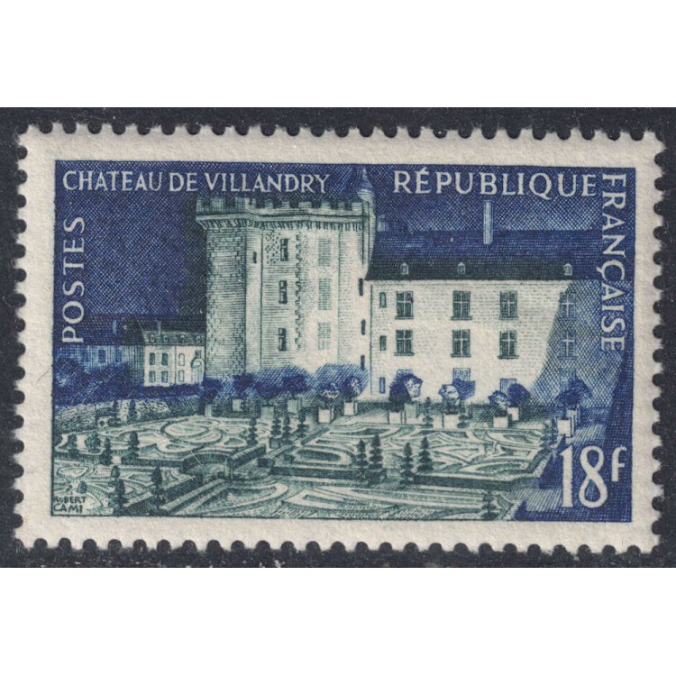 FRANCIA 1954 Castello di Villandry MNH**