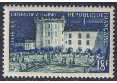 FRANCIA 1954 Castello di Villandry MNH**