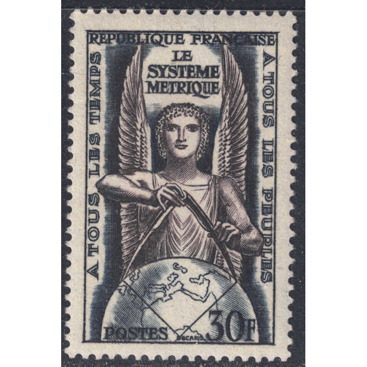 FRANCE 1954 Metric System MNH**